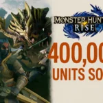 Un courageux guerrier saisit son épée, prêt pour le combat, tandis qu’un énorme et redoutable monstre se dresse menaçant derrière lui. La chasse commence ! Monster Hunter Rise a conquis le cœur des joueurs du monde entier, avec 400 000 unités vendues, mettant en avant son gameplay palpitant et son univers captivant.